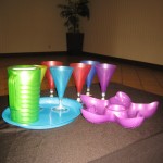 drinkware pitchers serving trays tropical